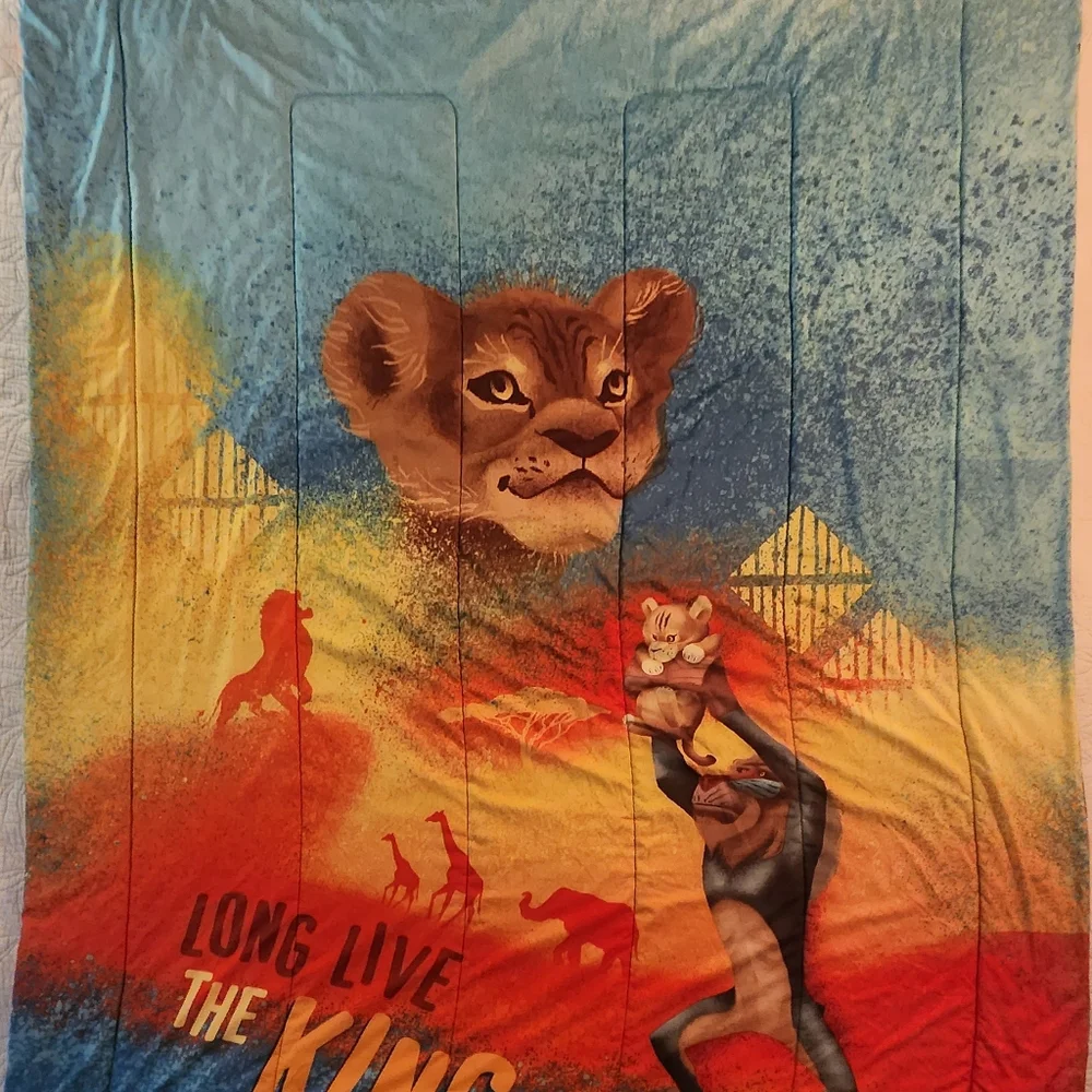 Disney The Lion King Microfiber Twin Comforter Only - Long Live The King‎ Simba